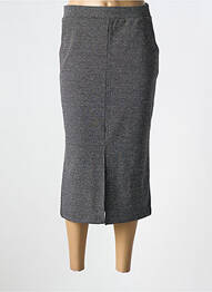 Jupe longue coupe droite gris B.YOUNG femme