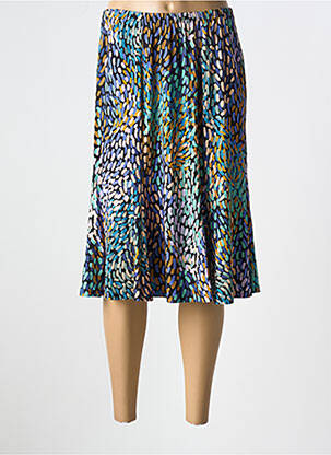 Jupe mi-longue coupe évasée noir TELMAIL femme