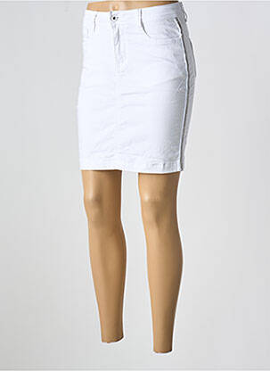 Jupe courte poches blanc ZAC & ZOE femme