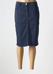 Jupe mi-longue bleu EAST DRIVE pour femme seconde vue