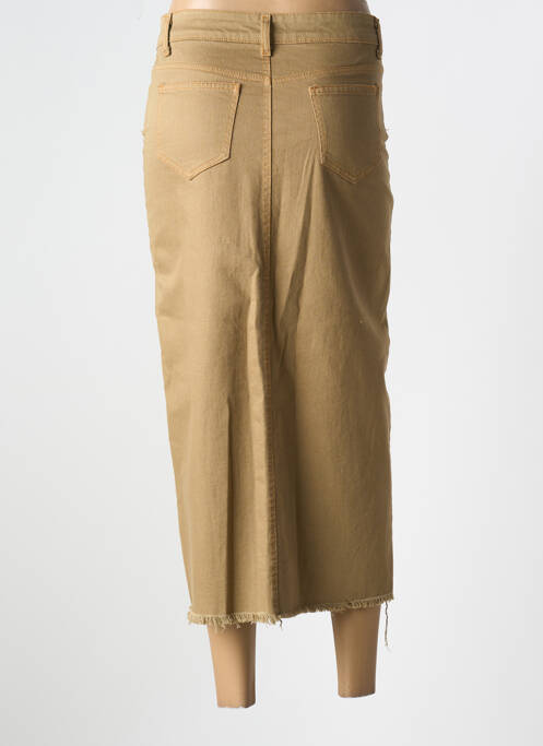 Jupe longue marron LACOMY pour femme