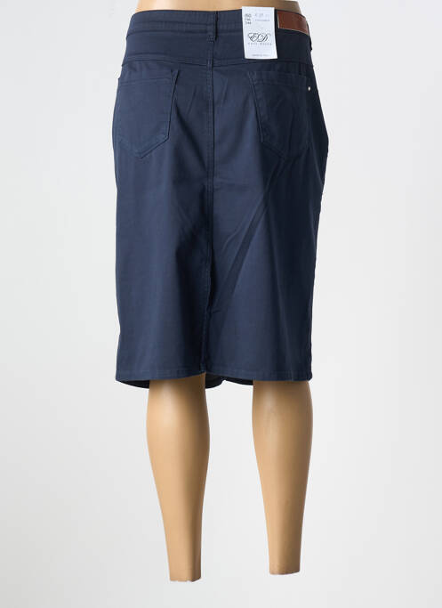 Jupe mi-longue bleu EAST DRIVE pour femme