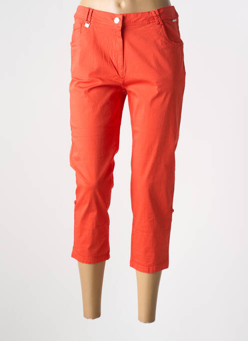 Pantacourt orange AGATHE & LOUISE pour femme