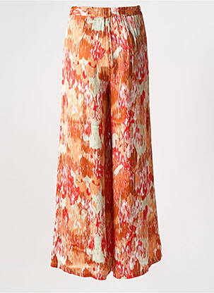 Pantalon flare taille élastique orange SURKANA femme