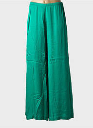 Pantalon flare taille élastique vert SURKANA femme