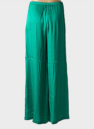 Pantalon flare taille élastique vert SURKANA femme