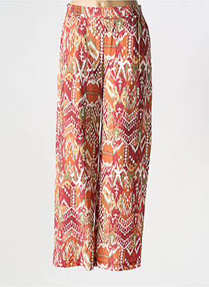 Pantalon large poches orange JULIE GUERLANDE femme