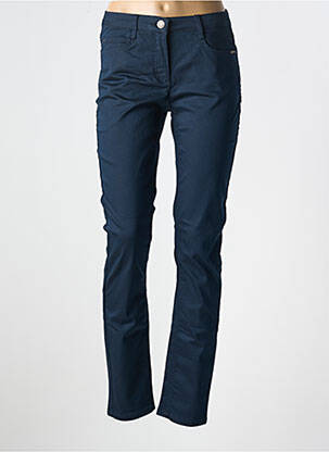 Pantalon slim poches bleu BRANDTEX femme