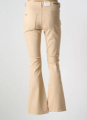 Pantalon flare coupe évasée beige B.YOUNG femme