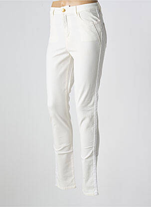 Pantalon slim poches blanc KANOPE femme