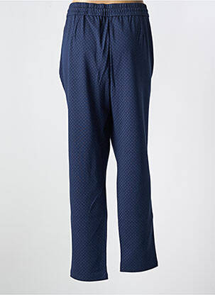 Pantalon slim taille élastique bleu BRANDTEX femme