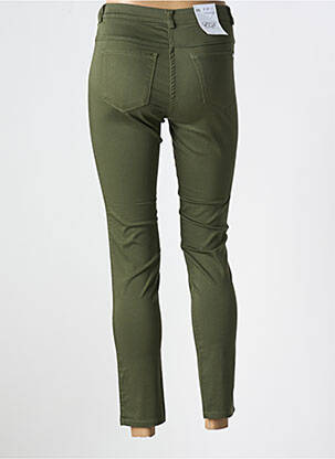 Jegging tissage popeline vert EAST DRIVE femme