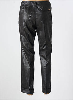 Pantalon droit taille élastique noir WALTRON femme