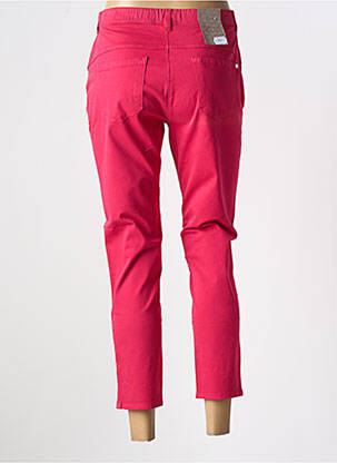 Pantalon 7/8 stretch taille normale rouge EAST DRIVE femme