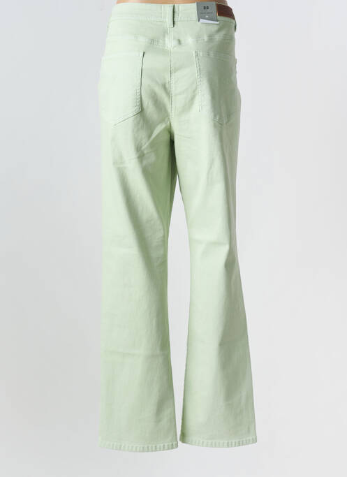 Jeans coupe droite vert JULIE GUERLANDE pour femme