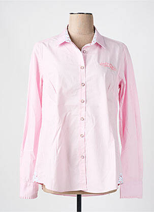 Chemisier coupe cintrée manches longues rose BLACK WELLIS femme