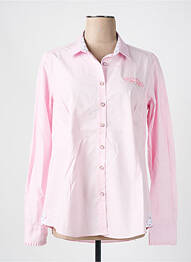 Chemisier coupe cintrée manches longues rose BLACK WELLIS femme