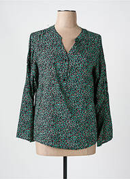 Blouse imprimé fantaisie manches longues noir Z-ONE femme