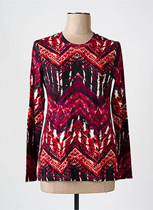 T-shirt manches longues manches longues rouge BRANDTEX femme