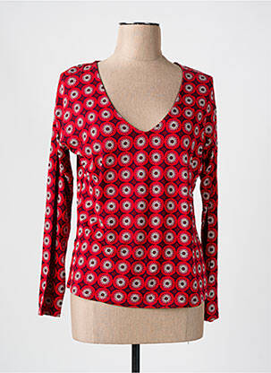T-shirt manches longues manches longues rouge SURKANA femme