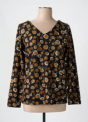 T-shirt manches longues manches longues noir AGATHE & LOUISE femme