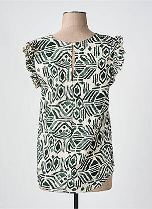 Blouse manches courtes manches courtes vert B.YOUNG femme