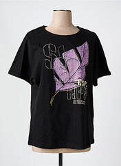 T-shirt noir CISO pour femme seconde vue