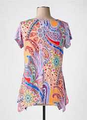 Tunique manches courtes orange TELMAIL pour femme seconde vue