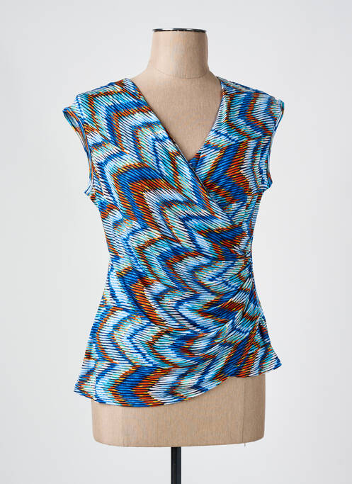 Top bleu ESPERANCE pour femme