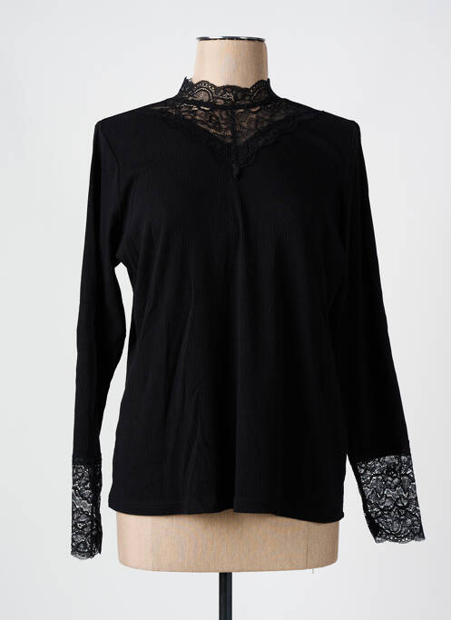 Top noir SIGNATURE pour femme