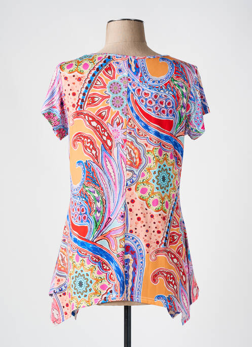 Tunique manches courtes orange TELMAIL pour femme