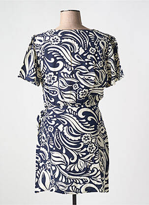 Robe courte manches courtes manches courtes bleu IT HIPPIE femme