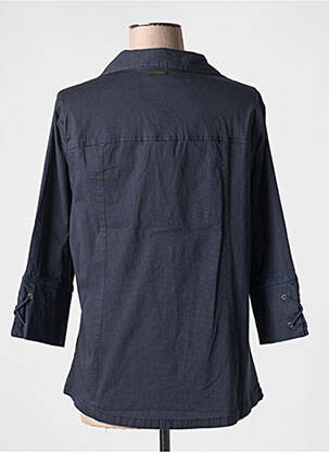 Veste casual coupe cintrée bleu AGATHE & LOUISE femme
