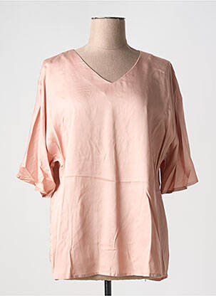 Blouse manches courtes manches courtes rose CISO femme