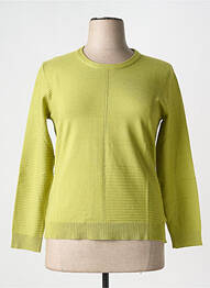 Pull coupe cintrée manches longues vert MCM femme