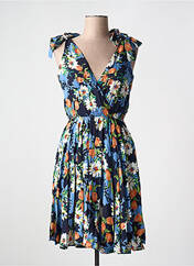 Robe mi-longue bleu HIPPOCAMPE pour femme seconde vue