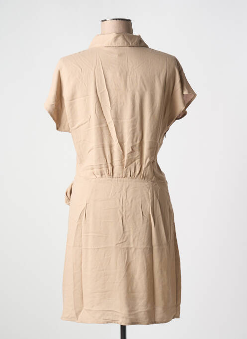 Robe mi-longue beige JUBYLEE pour femme