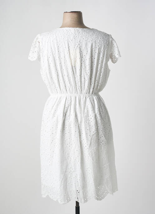 Robe mi-longue blanc MAELLE pour femme
