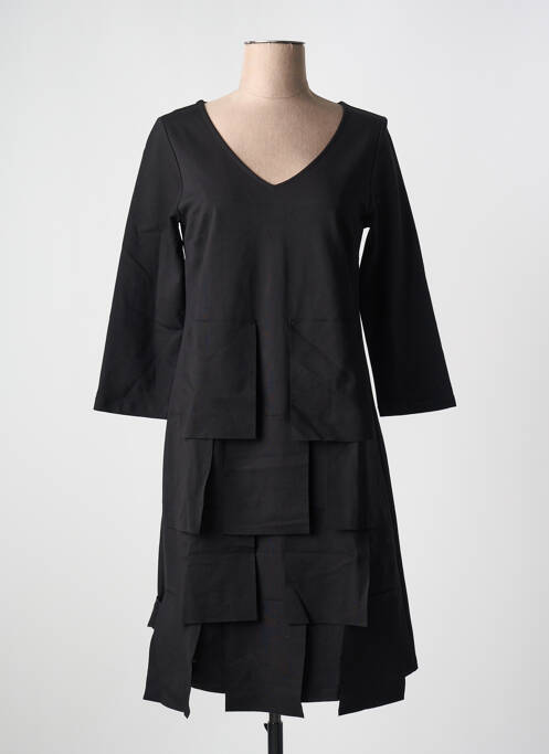 Robe mi-longue noir ORTO BOTANICO pour femme
