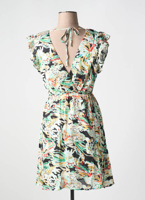 Robe mi-longue vert MAELLE pour femme