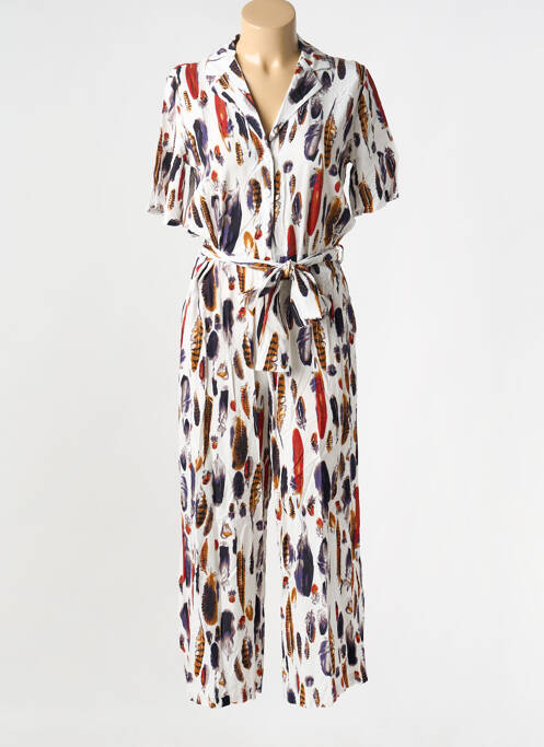 Combi-pantalon blanc HIPPOCAMPE pour femme