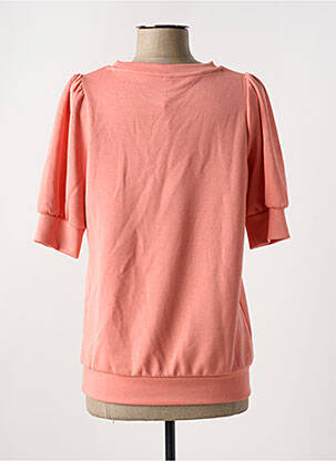Sweat-shirt stretch manches courtes orange SOYACONCEPT femme