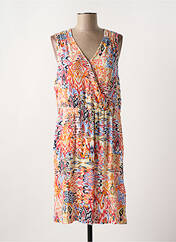 Robe mi-longue orange ICHI pour femme seconde vue