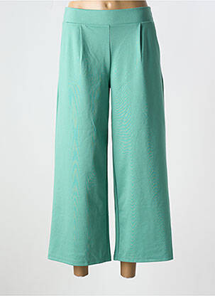 Pantalon 7/8 stretch taille normale vert ICHI femme