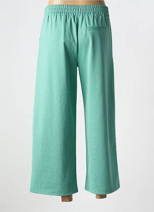 Pantalon 7/8 stretch taille normale vert ICHI femme