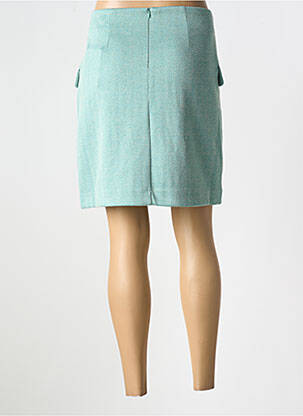 Jupe courte poches vert ICHI femme