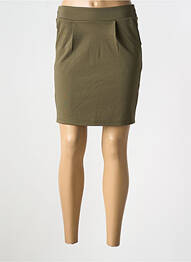 Jupe courte poches vert ICHI femme