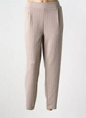 Pantalon 7/8 marron ICHI pour femme seconde vue