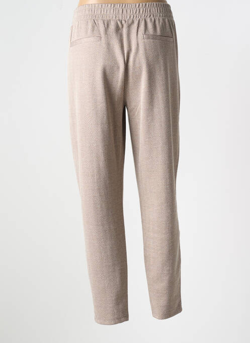 Pantalon 7/8 marron ICHI pour femme