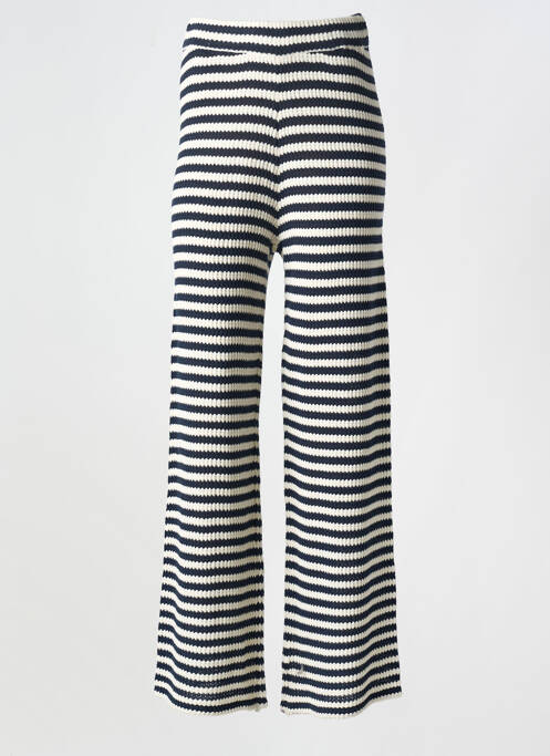 Pantalon flare bleu ICHI pour femme